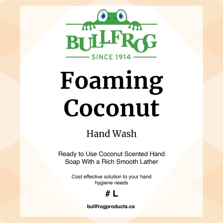 Foaming Coconut front label image